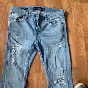 29x30 Hollister ripped jeans